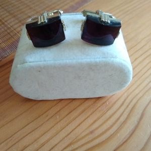 Purple Cufflinks!